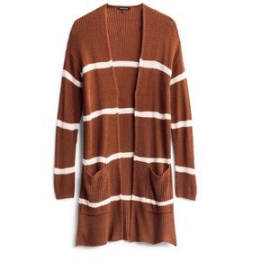 Brown cardigan or duster